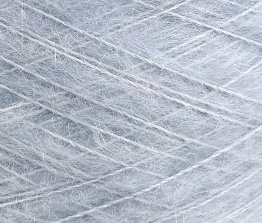 Sesia Eiffel – Fil Kid Mohair et Soie Mulberry 300m/100g Bleu glacier 1115